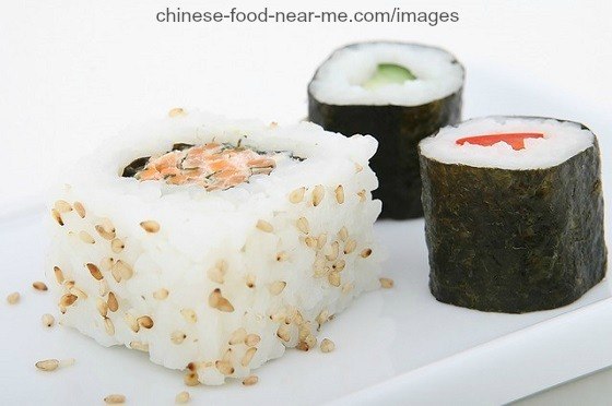 Chinese food sushi image 2