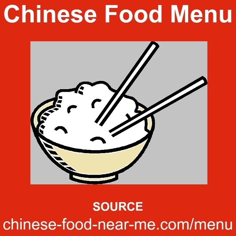 Chinese Food Menu