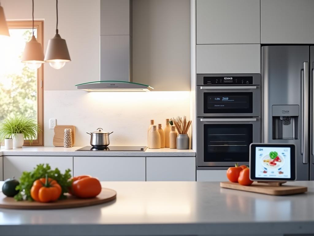 Modern smart kitchen setup with Filipino appliances